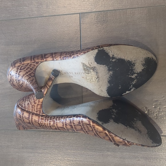 Anne Klein Open Toe Stiletto Heels - Picture 3 of 5